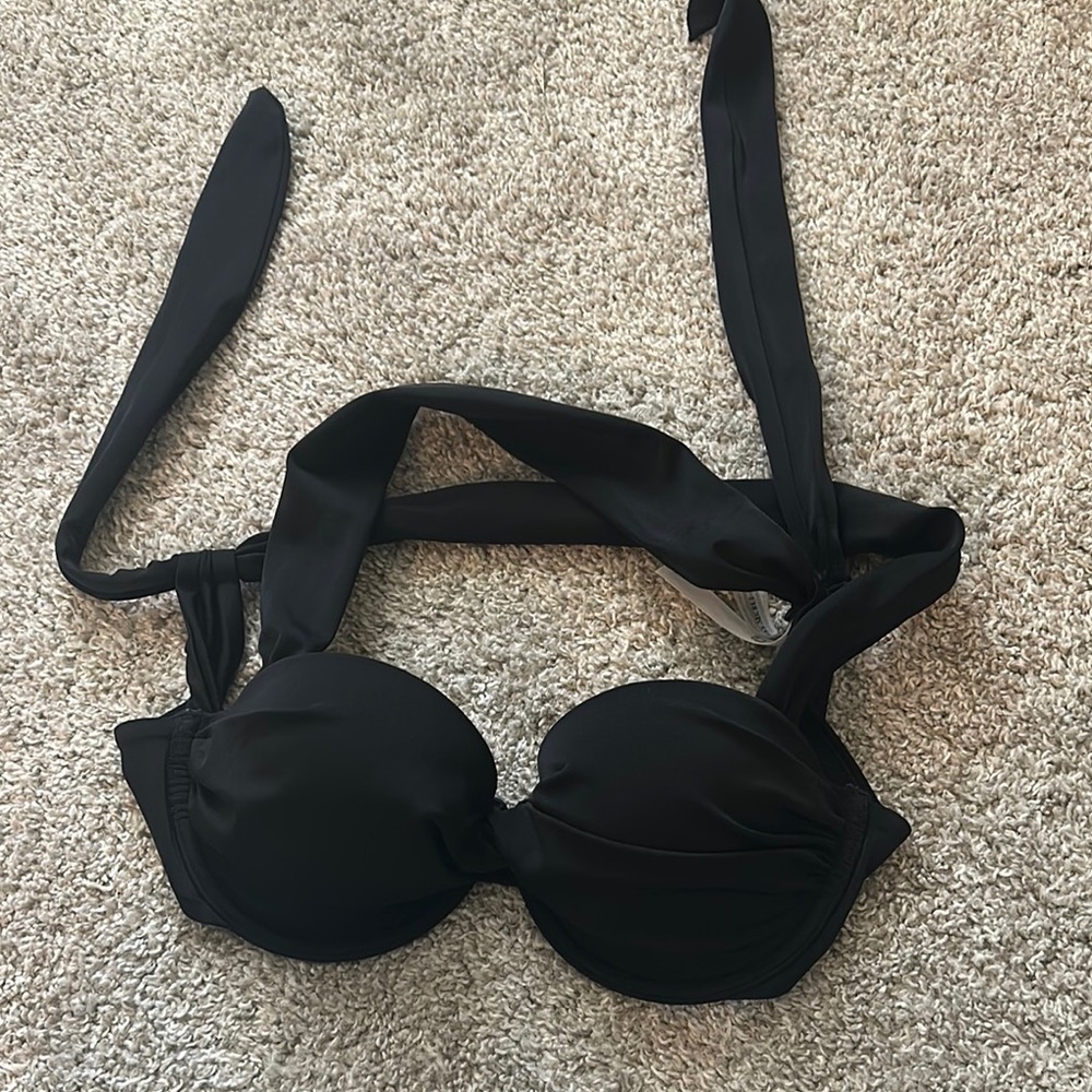 Victorias Secret Classic Swim Suit Bikini Top 36B Black
